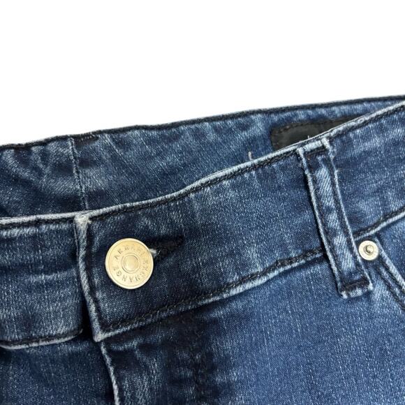 ARMANI EXCHANGE A|X J69 Super Skinny Lift Up Raw Hem Denim Jeans Women's Size 31 - Picture 3 of 6